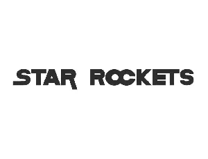 Star Rockets Demo font