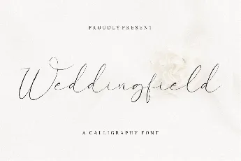 Weddingfield Demo font