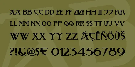 Tobacco Road NF font