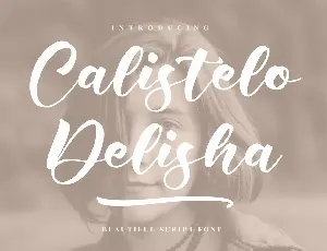 Calistelo Delisha font