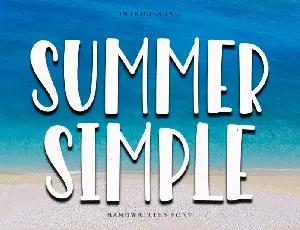 Summer Simple font
