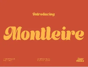 Montleire font