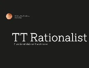 TT Rationalist font