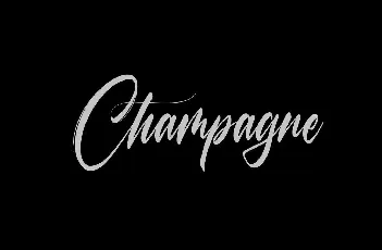 Champagne font