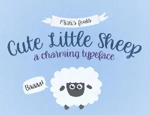 Cute Little Sheep font