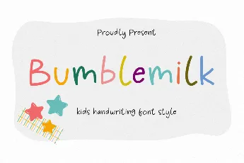 Bumblemilk Demo font