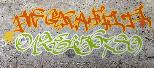 PWGraffiti font