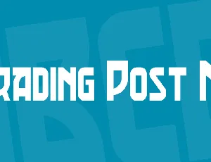 Trading Post NF font