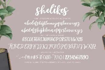 Shelikes Script font