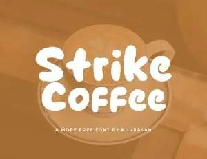 Strike Coffee font