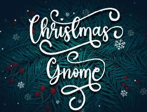 Christmas Gnome font