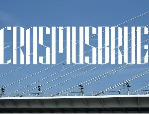 Erasmusbrug25 font