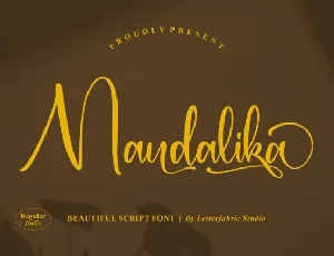 Mandalika font