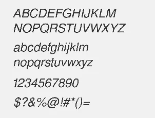 Helvetica Italic Free Alternatives font