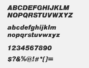 Helvetica Italic Free Alternatives font