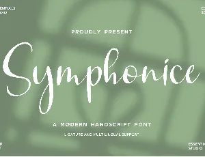 Symphonice font