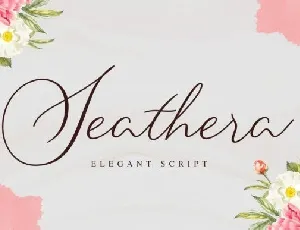 Seathera Signature Script font