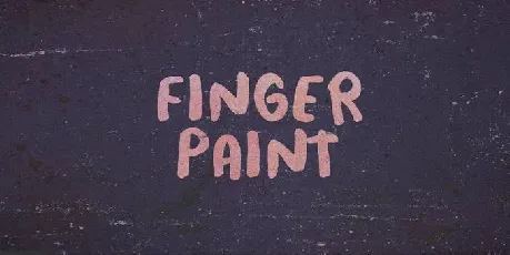 Finger Paint font