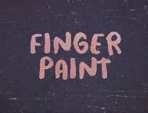 Finger Paint font