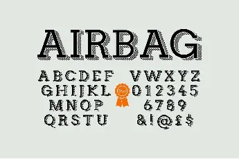 Airbag font