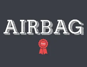 Airbag font