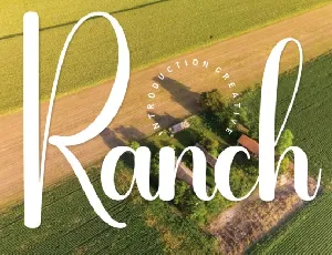 Ranch Script font