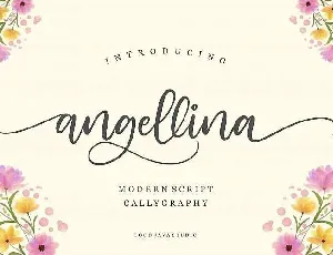 Angellina Script Free font