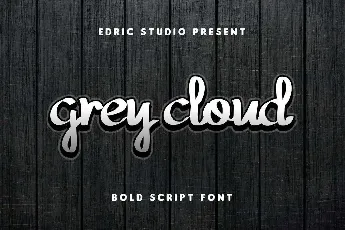 Grey Cloud Demo font