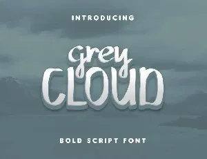 Grey Cloud Demo font