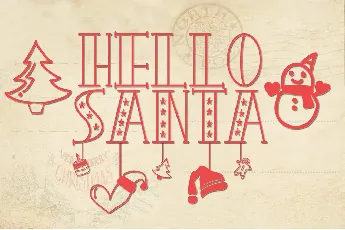 CHRISTMAS CRAFT - Personal Use font