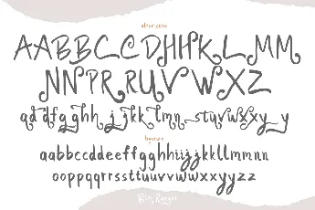 Bim Runger Demo font