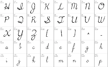 5th Grade Cursive font