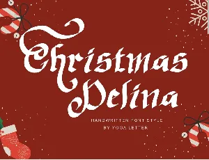 Christmas Delina Demo font