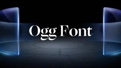Ogg Family font