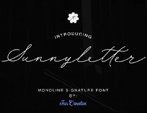 Sunnyletter font