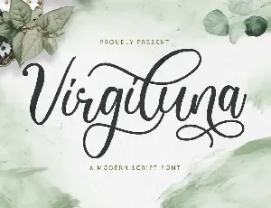 Virgiluna font