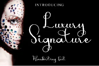 Luxury Signature font