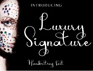 Luxury Signature font