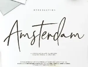 Amsterdam Script font