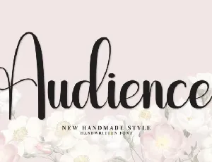 Audience Script font