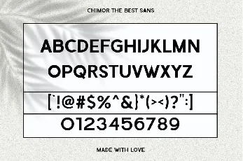 Chimor font