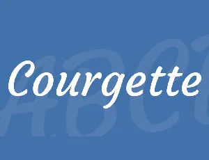 Courgette font