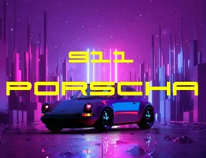 911 Porscha Free font