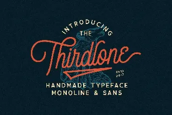 Thirdlone Handmande Free font