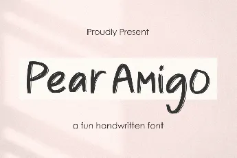 Pear Amigo Demo font