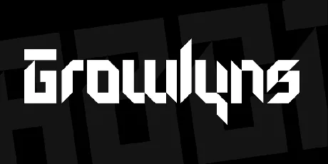 Growlyns font