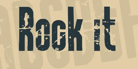 Rock it font