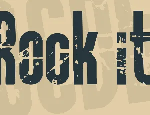 Rock it font