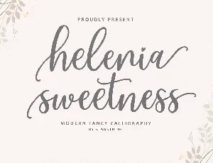 Helenia Sweetness font