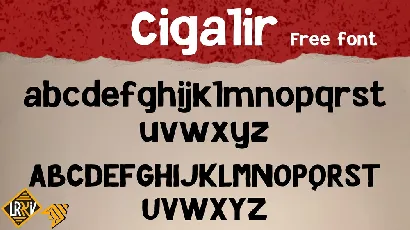 Cigalir font